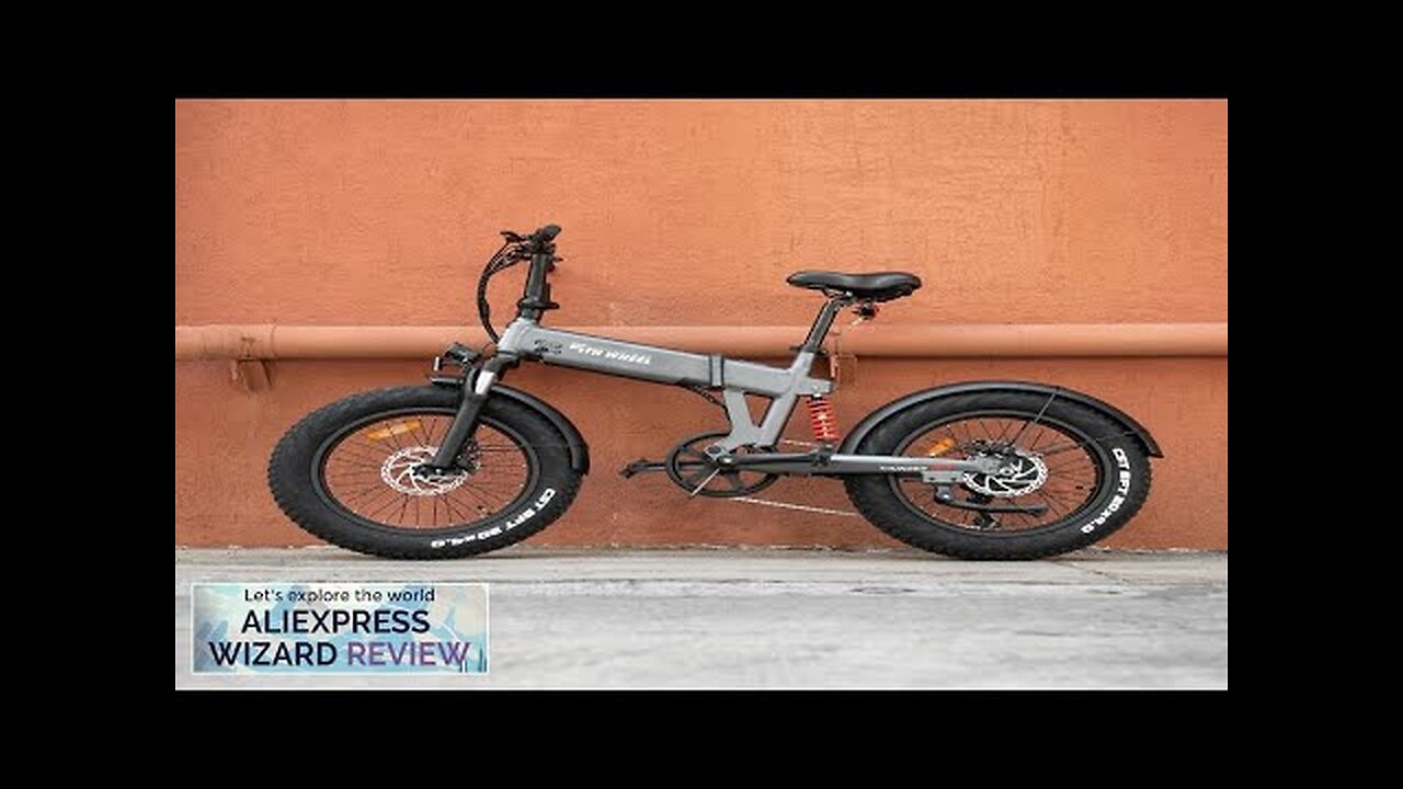 500W Brushless Motor Foldable Electric Bike 4.0*20 Inch Tires With 48V 14Ah Review