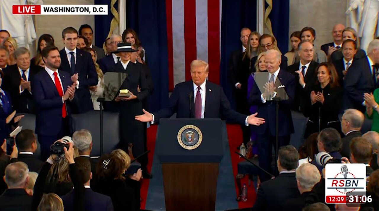 FULL SPEECH: The Inauguration of Donald J. Trump as the 47th President of The United States 1/20/25