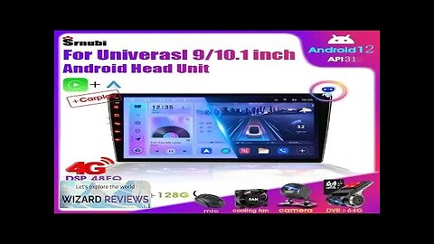 Car Radio 2 Din Android 12 Auto Carplay Universal 7" 9" Multimedia Review