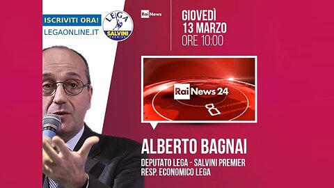 🔴 Interventi dell'On. Alberto Bagnai a "Lo specchio dei tempi" su RaiNews24 (13.03.2025)