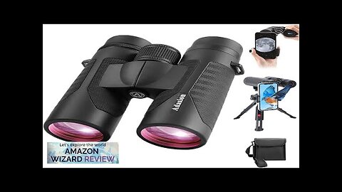 12x42 HD Binoculars for Adults High Powered with Phone Adapter and Tripod Review