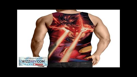 DC Comics Superman Super Power Design Full Print Tank Top Review