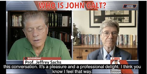 JUDGING FREEDOM W/ PROF JEFFREY SACHS TRUMP FLEXING HIS MUSCLE N THE WORLD. WHO IS LISTENING. SGANON