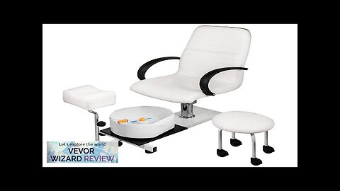 VEVOR Hydraulic Lift Adjustable Spa Pedicure Unit with Easy-Clean Bubble Massage Footbath Review