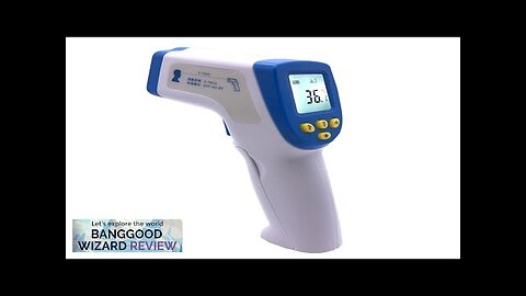 LCD Digital Non-contact Touch Infrared Thermometer Forehead Temperature Meter Review