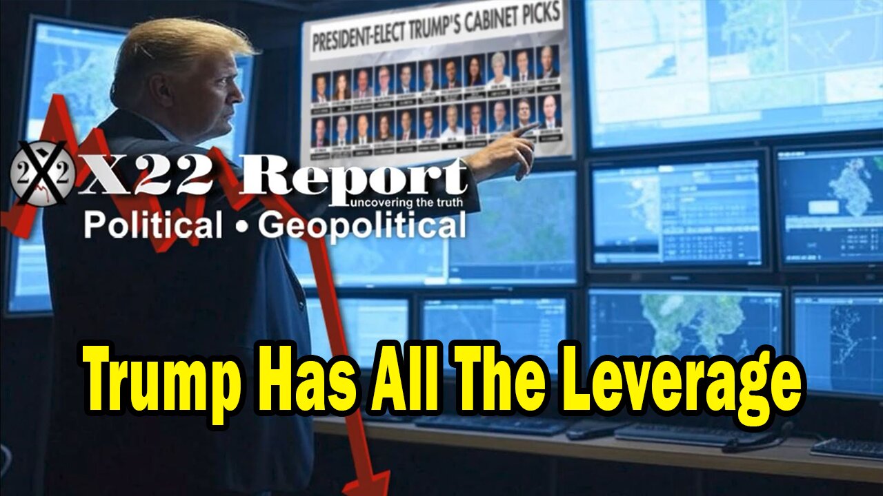 X22 Dave Report - The CA Fires Are To Funnel Money And Destroy Evidence, Trump Has All The Leverage