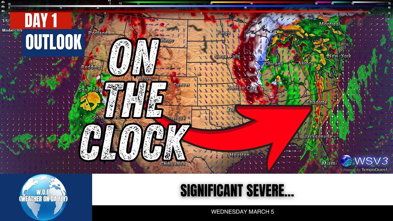 🌪️ Severe Storms & Tornado Threat Today! (03/05/25)