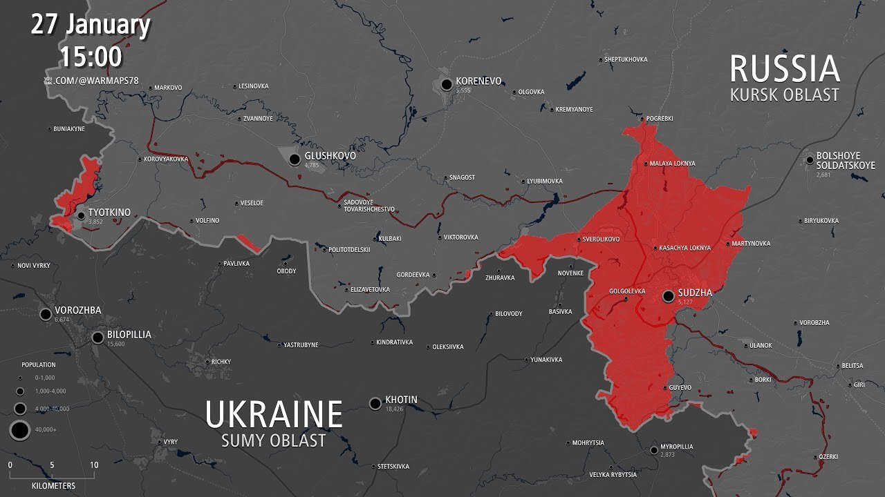 Ukraine Invasion of Russia: Kursk Attack – Every Day [Aug 6 - Jan 27 2025]