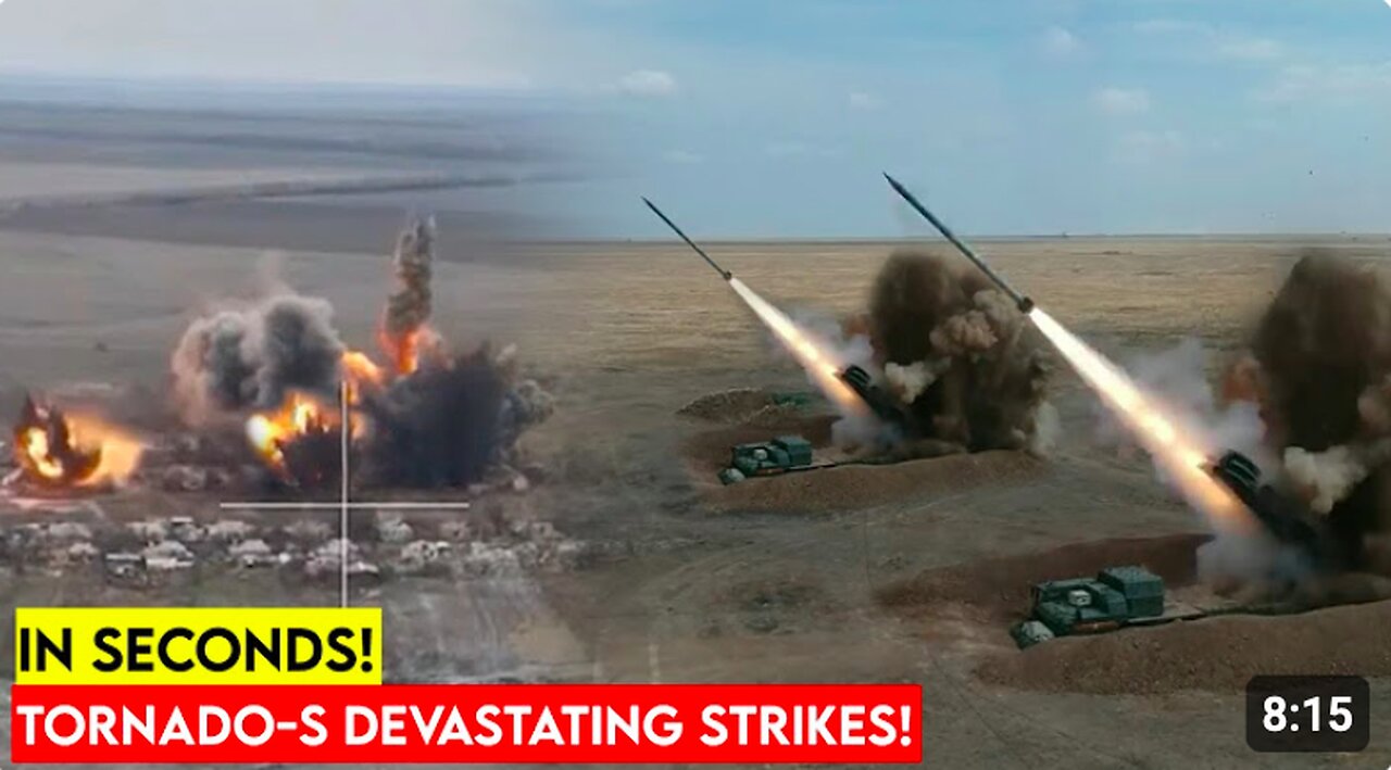 Latest Strike! Tornado-S Unleashed and Instantly DNAZIFIED Ukrainian Position!