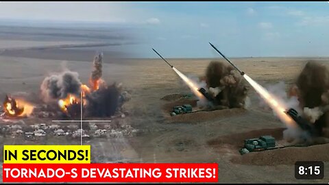 Latest Strike! Tornado-S Unleashed and Instantly DNAZIFIED Ukrainian Position!