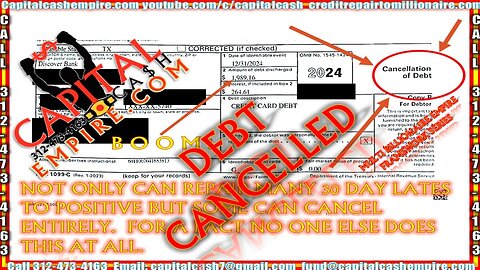 DEBT CANCELLED, CREDIT REPAIR + FUNDING! #entrepreneur #business #realestate #money #credit