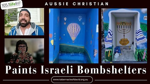 Aussie Christian Paints Israeli Bombshelters