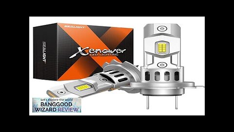 SEALIGHT X3S H7 18000 LM 6500K Cool White LED Car Headlight Modification Review