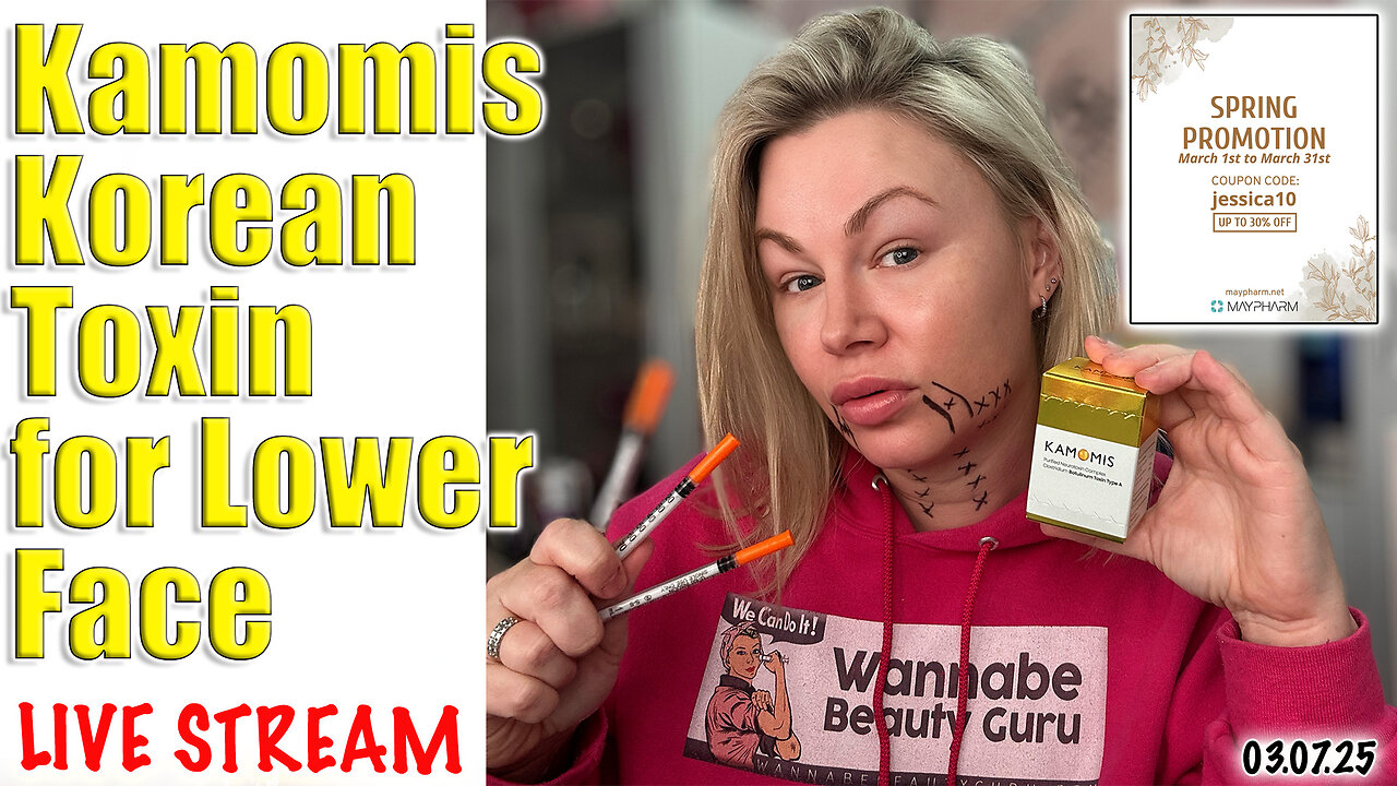 Live Testing Kamomis Korean Toxin for Lower Face! Maypharm.net, Code Jessica10 Saves you money