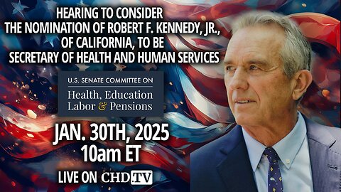 LIVE: Robert F. Kennedy Jr. HHS Confirmation Hearing | Jan. 30