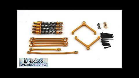 Upgraded Metal Shocks Linkage Rods Set for FMS FCX24 12401 POWER WAGON Review