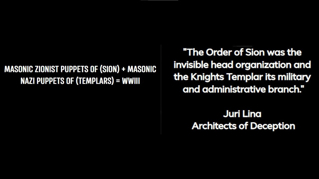 GLOBAL "HUMANIST" JEWS OF ENGLISH FREEMASONRY VS NATIONALIST "CHRISTED" NAZI'S OF FRENCH FREEMASONRY🤣 - King Street News