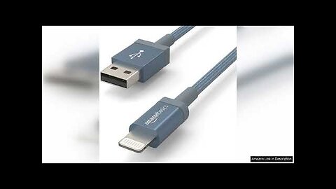 Amazon Basics USB-A to Lightning Charger Cable, Nylon Braided Cord, MFi Certified Review