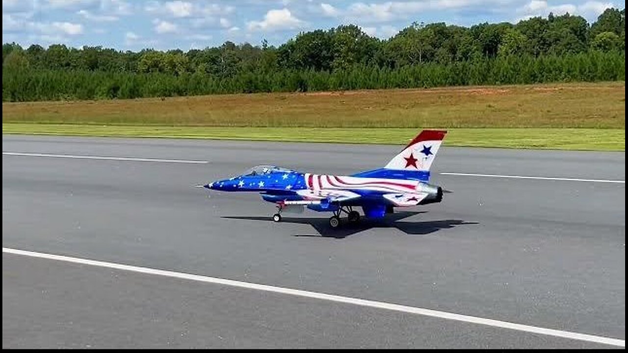 Second Flt SkyMaster 1/5th F-16 - Georgia Jets Field.