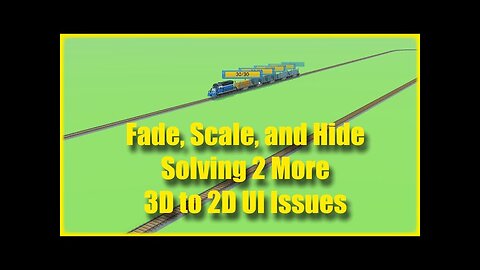 Fade, Scale, and Hide. Solving 2 More 3D to 2D UI Issues in #godot #redot #gamedev #tutorial #ui