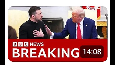 Trump accuse to Zelensky of gambling with world war Three in angry White House meeting| BBC NEWS