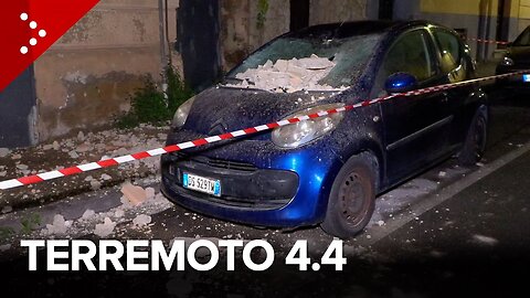 Terremoto Campi Flegrei, scossa di 4.4; danni a edifici e auto. Tensione all'ex base Nato di Bagnoli