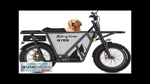 Riding'times GT53 Electric Cargo Bike for Adults 550LBS 2000W Cargo Ebike 1123WH Review