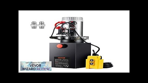 VEVOR Hydraulic Pump 8 Quart Hydraulic Power Unit Double Acting Dump Trailer Review