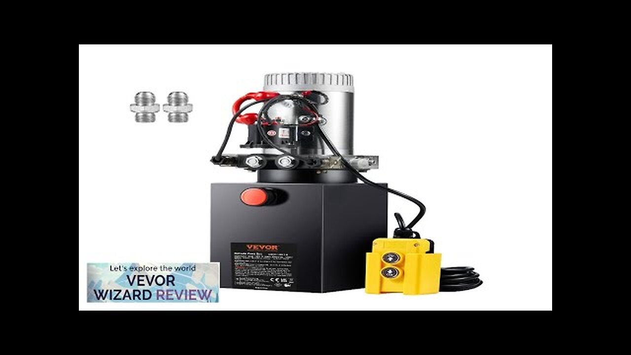 VEVOR Hydraulic Pump 8 Quart Hydraulic Power Unit Double Acting Dump Trailer Review