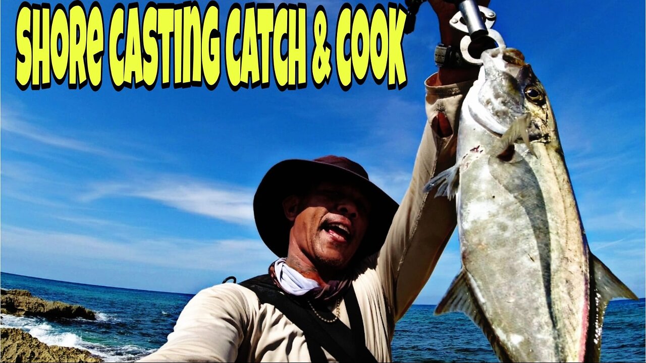 Shore Casting Catch and Cook on The Spot