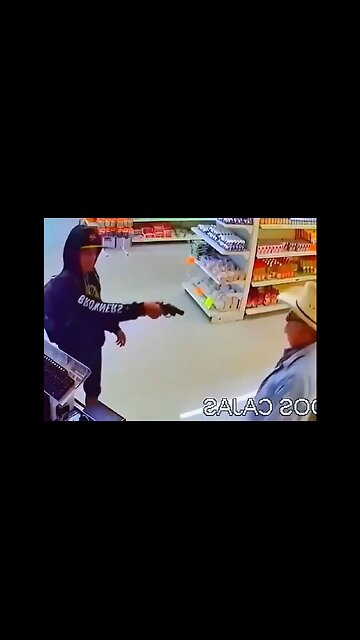 The Moment The Glasses Came Off This Old Cowboy Was This Thug's End