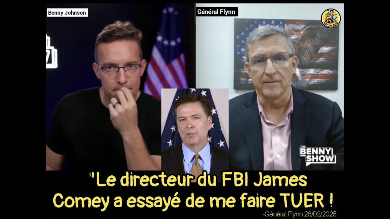 🔥Le Général Mike Flynn affirme que le directeur du FBI James Comey a essayé de le faire TUER !