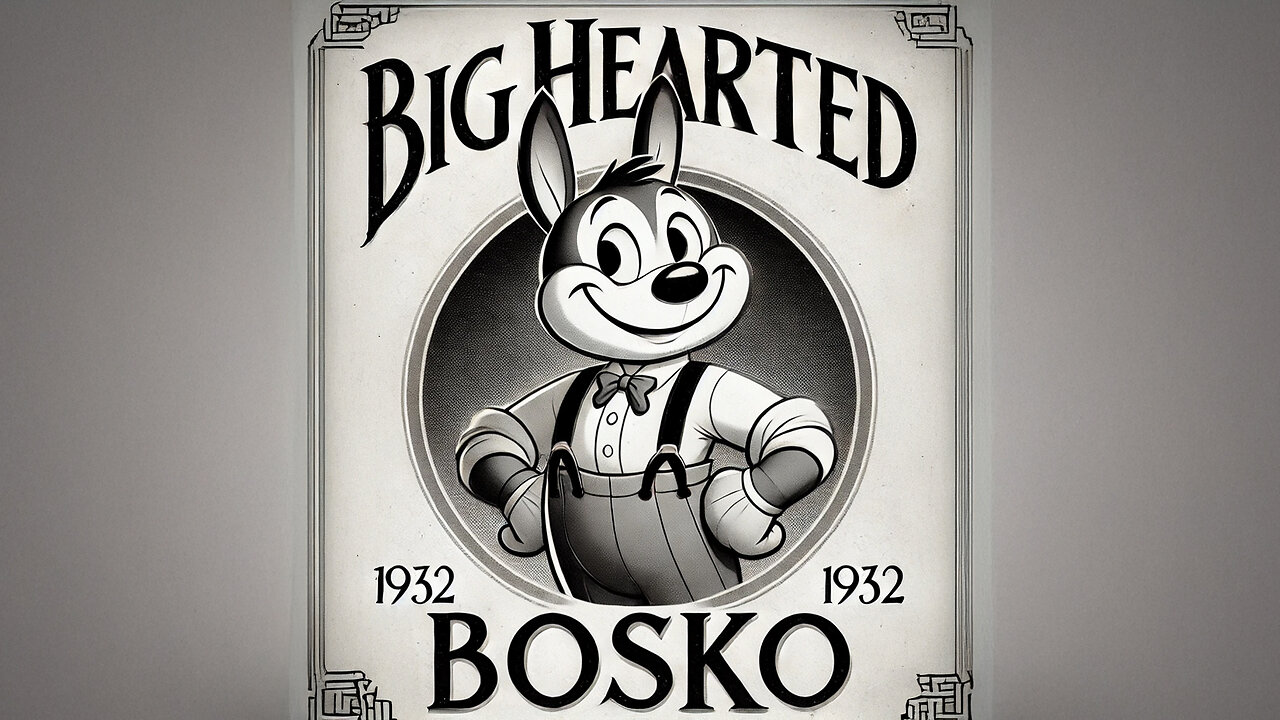 Big Hearted Bosko (1932) | Warner Bros | Looney Toons