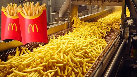 MCDONALD'S FRENCH FRIES MEGA FACTORY: PROCESSING MILLIONS OF FRENCH FRIES WITH MODERN TECHNOLOGY