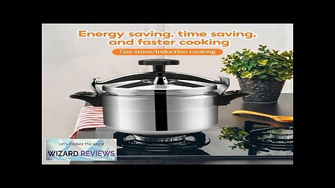 9L Aluminum Pressure Cooker Large Capacity Gas Cooker Pressure Cooker Stew Pot Review