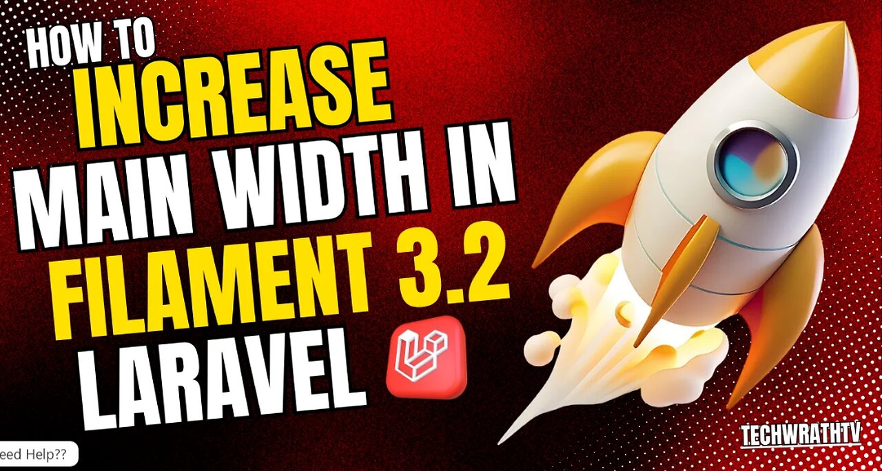 How to Increase Main Width in Filament 3.2 Laravel 12