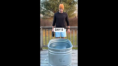 Day 5: Taking an Ice Bath everyday!