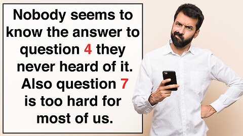 10 Knowledge Questions