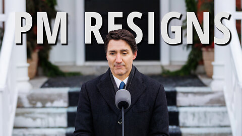 Canada's Prime Minister Justin Trudeau announces resignation