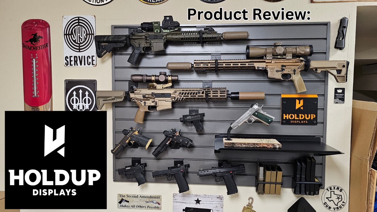 Product Review: Hold Up Displays Gun Walls