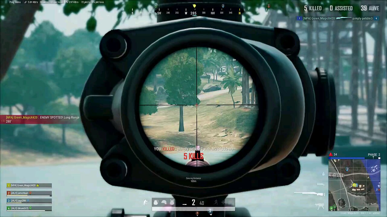 PUBG: CLEAN M24 KNOCK DOWN