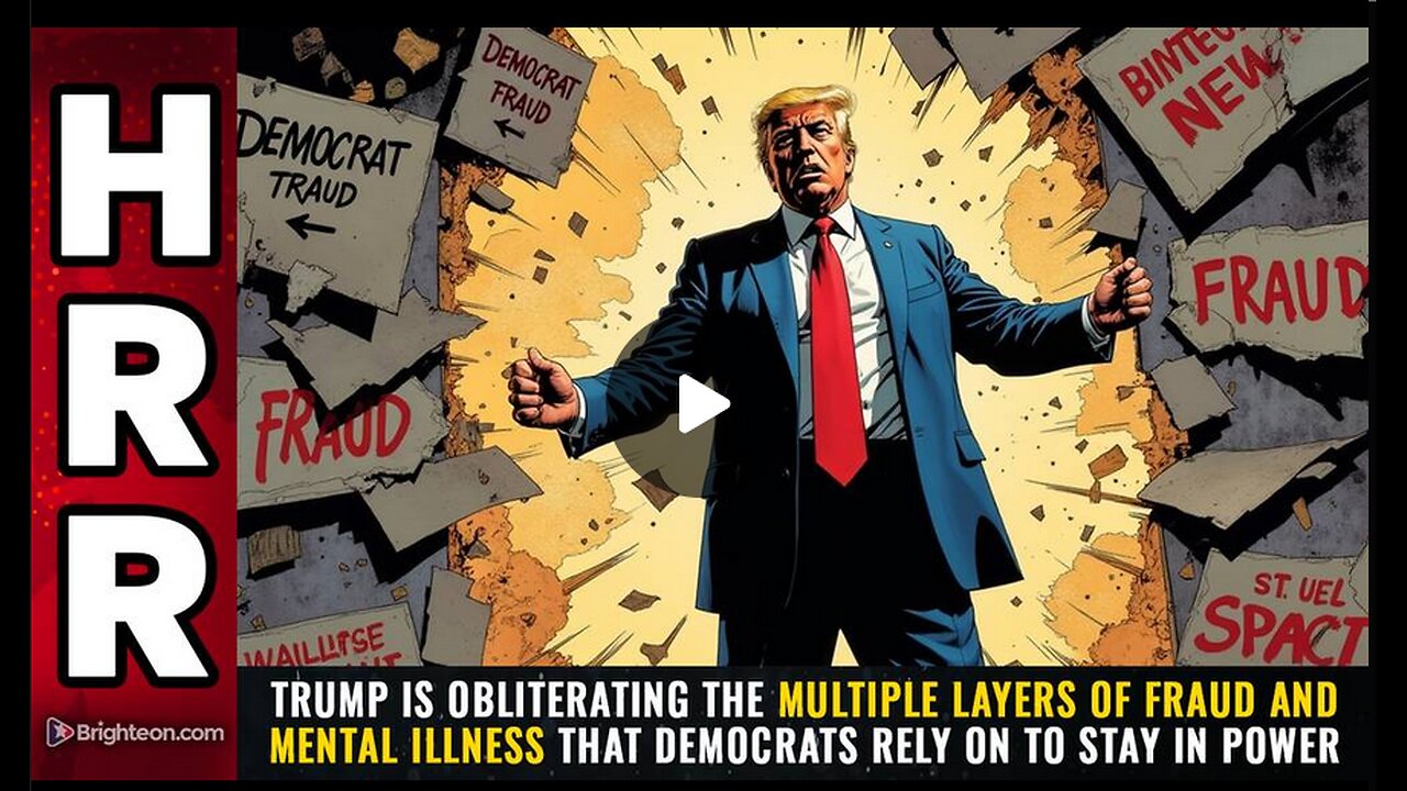 Trump is OBLITERATING the multiple layers of FRAUD and MENTAL ILLNESS of the Democrats