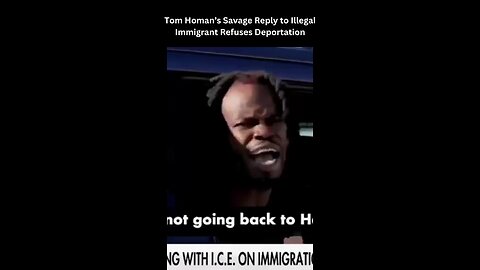 What Happens When an Illegal Immigrant Refuses Deportation? #tomhoman #shorts #trending #trump