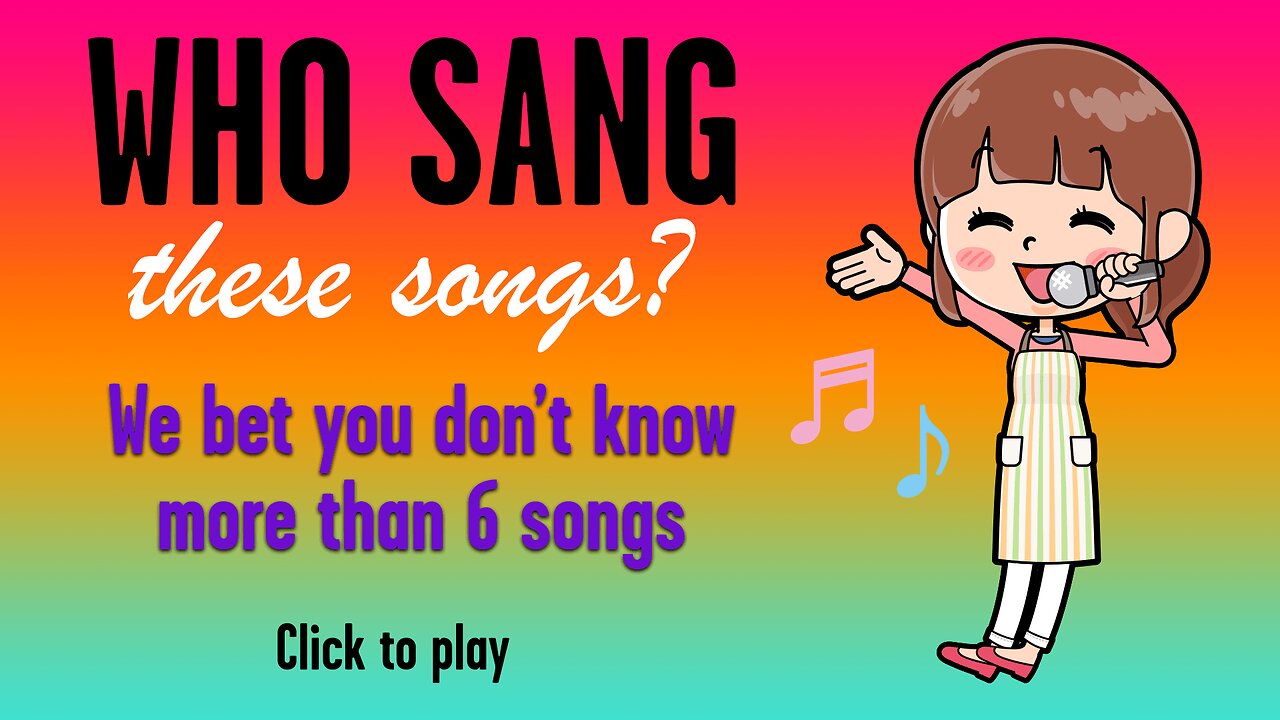Who Sang These Songs?