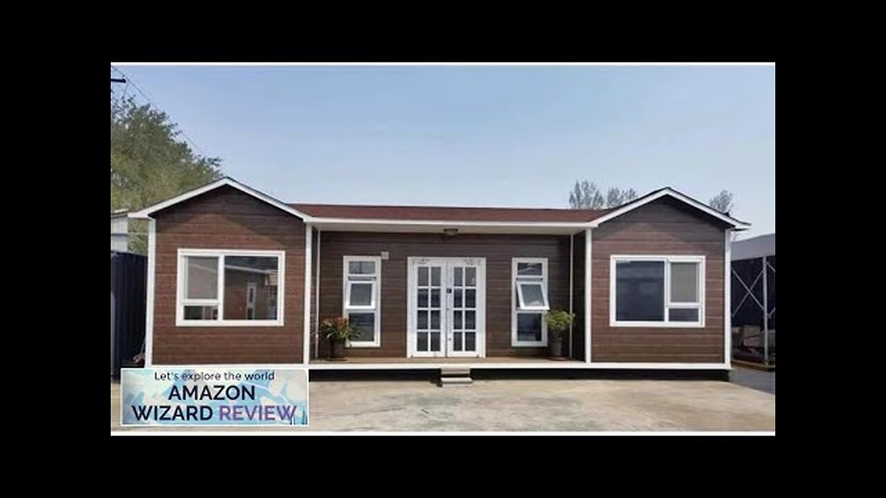 Portable Prefab Home Kit with Living Room Kitchen Bedroom and Bathroom 20ft Review