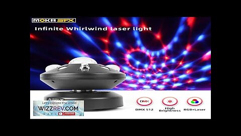 Disco Ball Christmas Lighting Led 60w Laser Projector Rotating DMX Magic Ball Review