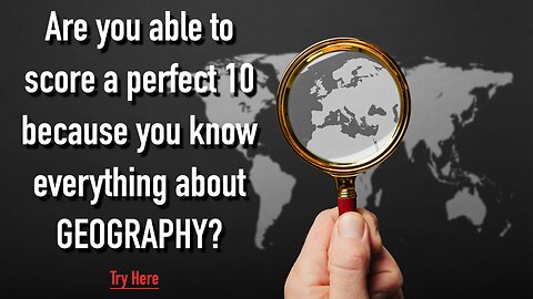 Challenging Geography Quiz