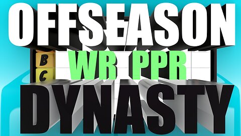The FF Strategy - Dynasty WR Rankings Jan 5, 2025
