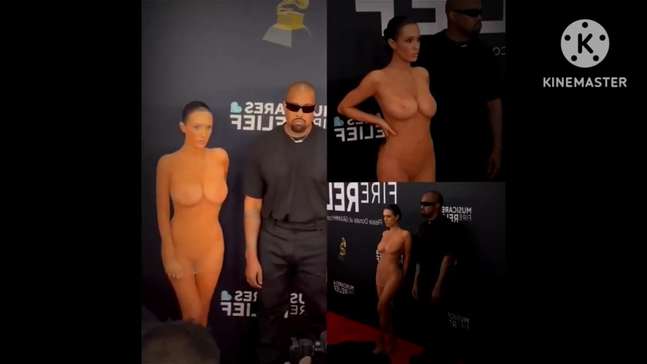 Meet Kanye West and her wife Bianca Censori She wore a transparent thing ( Jokers )