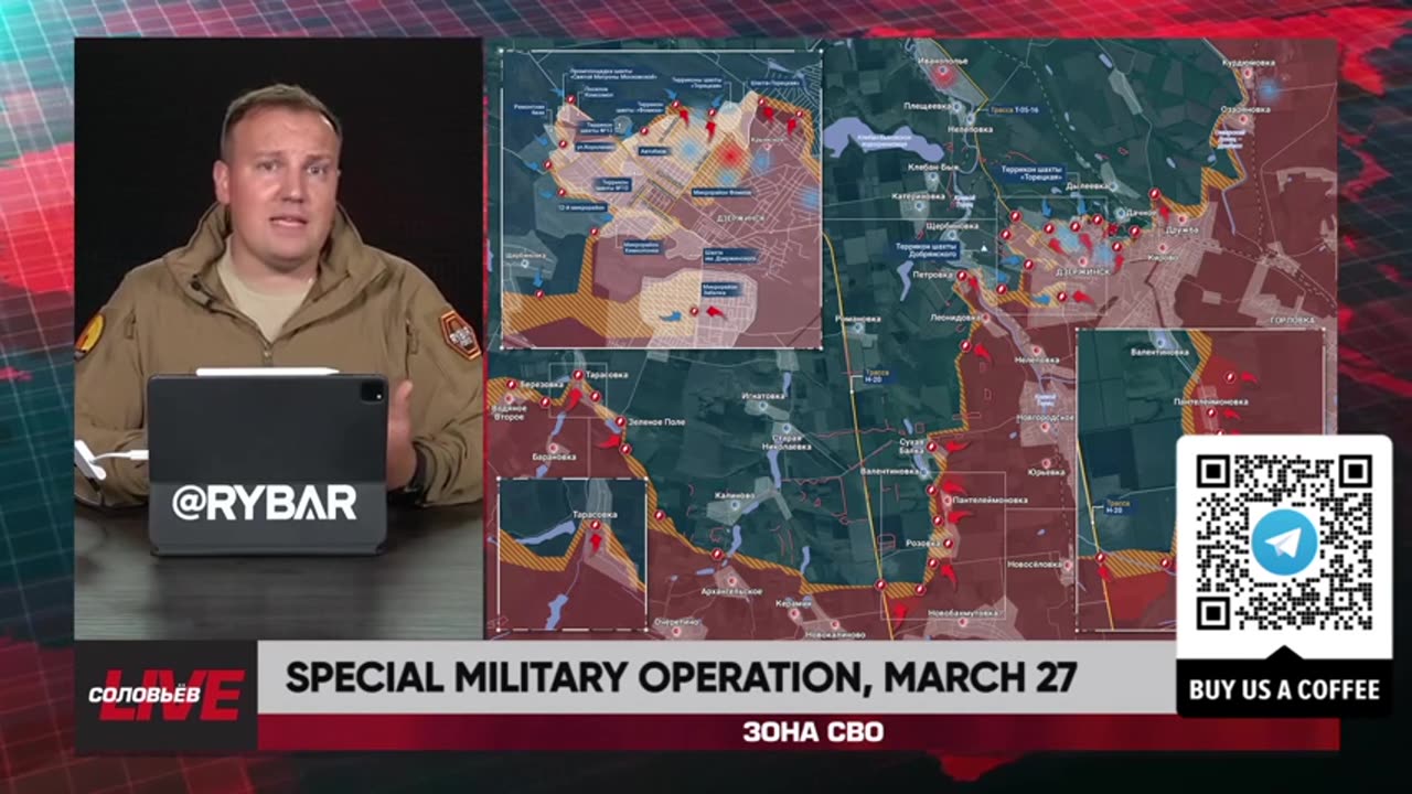 ►🚨▶⚡️🇺🇦⚔️🇷🇺 Rybar Review of the Special military operation March 27 2025